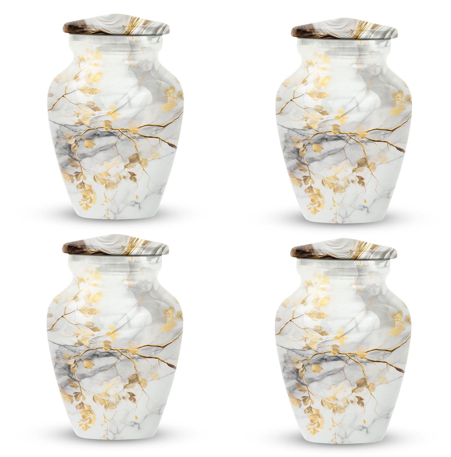 Vibrant Swirl Classic Urn for memorial.