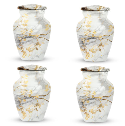 Vibrant Swirl Classic Urn for memorial.