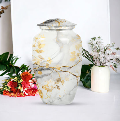 Vibrant Swirl Classic Urn for memorial.