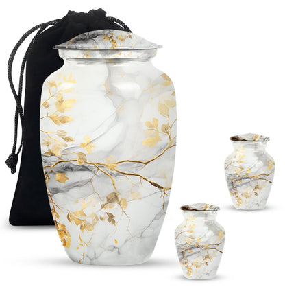 Vibrant Swirl Classic Urn for memorial.