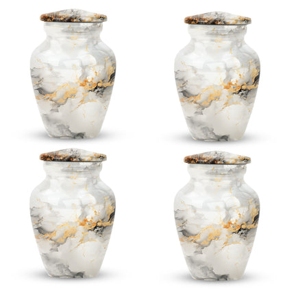 Vibrant Swirl Urn, Classic design for adult male ashes.