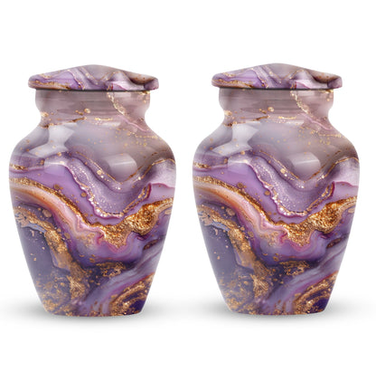 Vibrant Swirl Urn, a 10-inch Classic Design large cremation.