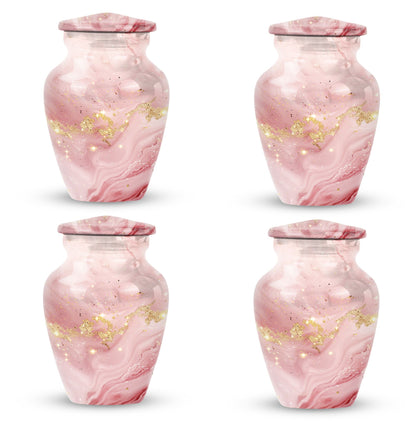 Vibrant Swirl Urn for burial, with personalization.