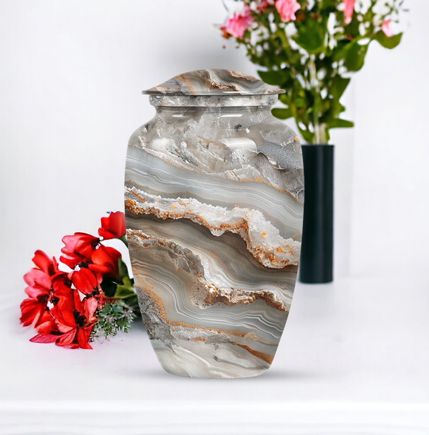 Vibrant Swirl Classic urn.