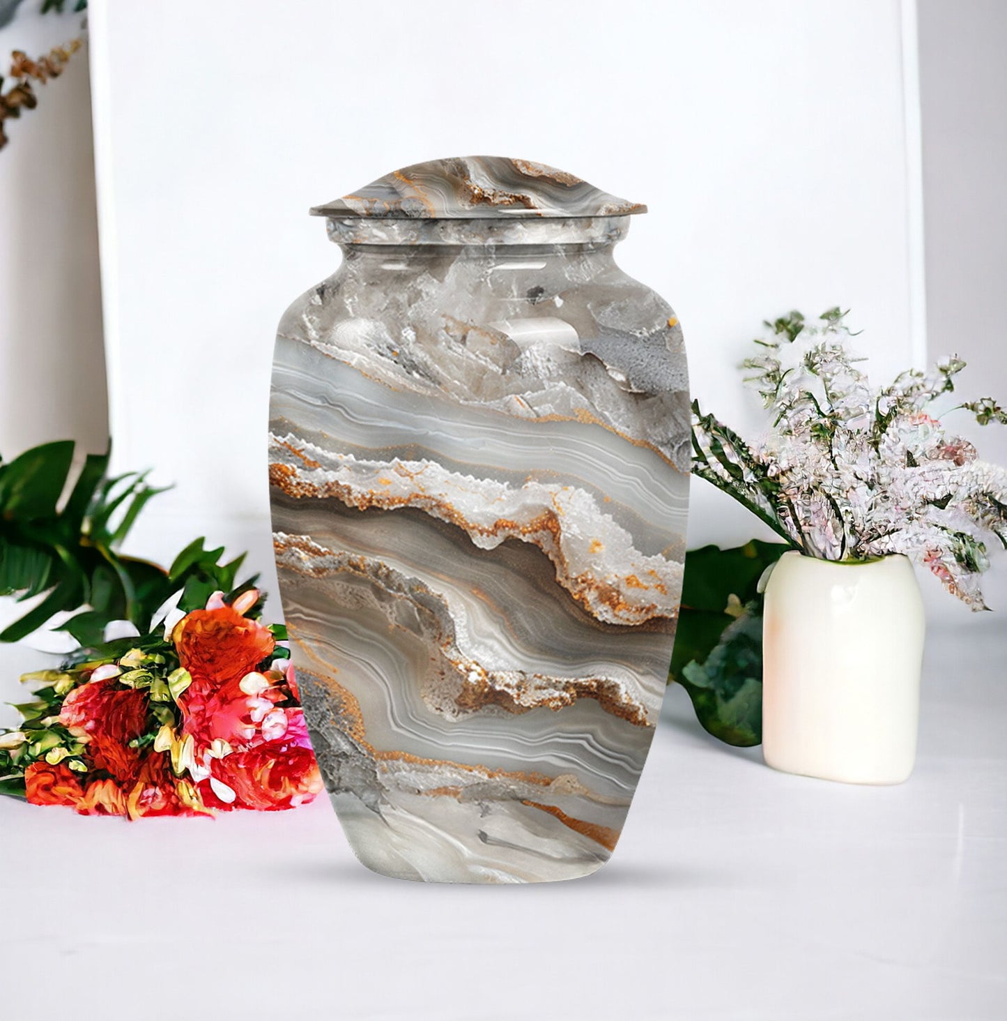 Vibrant Swirl Classic urn.