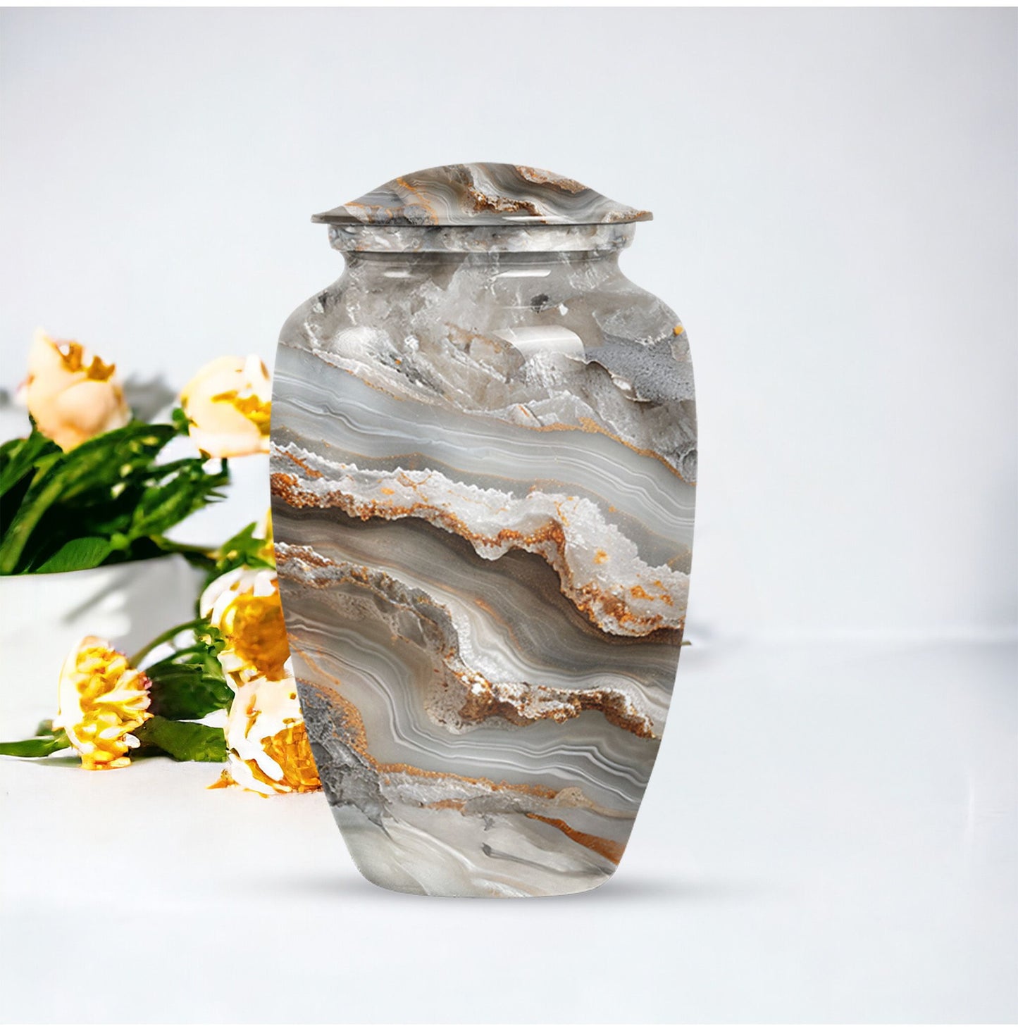 Vibrant Swirl Classic urn.