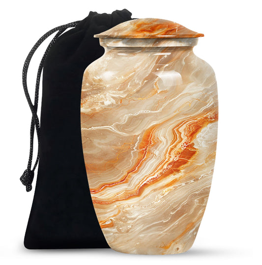 Vibrant Swirl Urn burial urn with Abstract Design