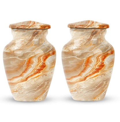 Vibrant Swirl Urn burial urn with Abstract Design