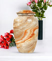 Vibrant Swirl Urn burial urn with Abstract Design