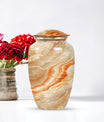 Vibrant Swirl Urn burial urn with Abstract Design
