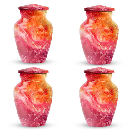 Vibrant Swirl Urn, classic memorial urn for adult ashes.