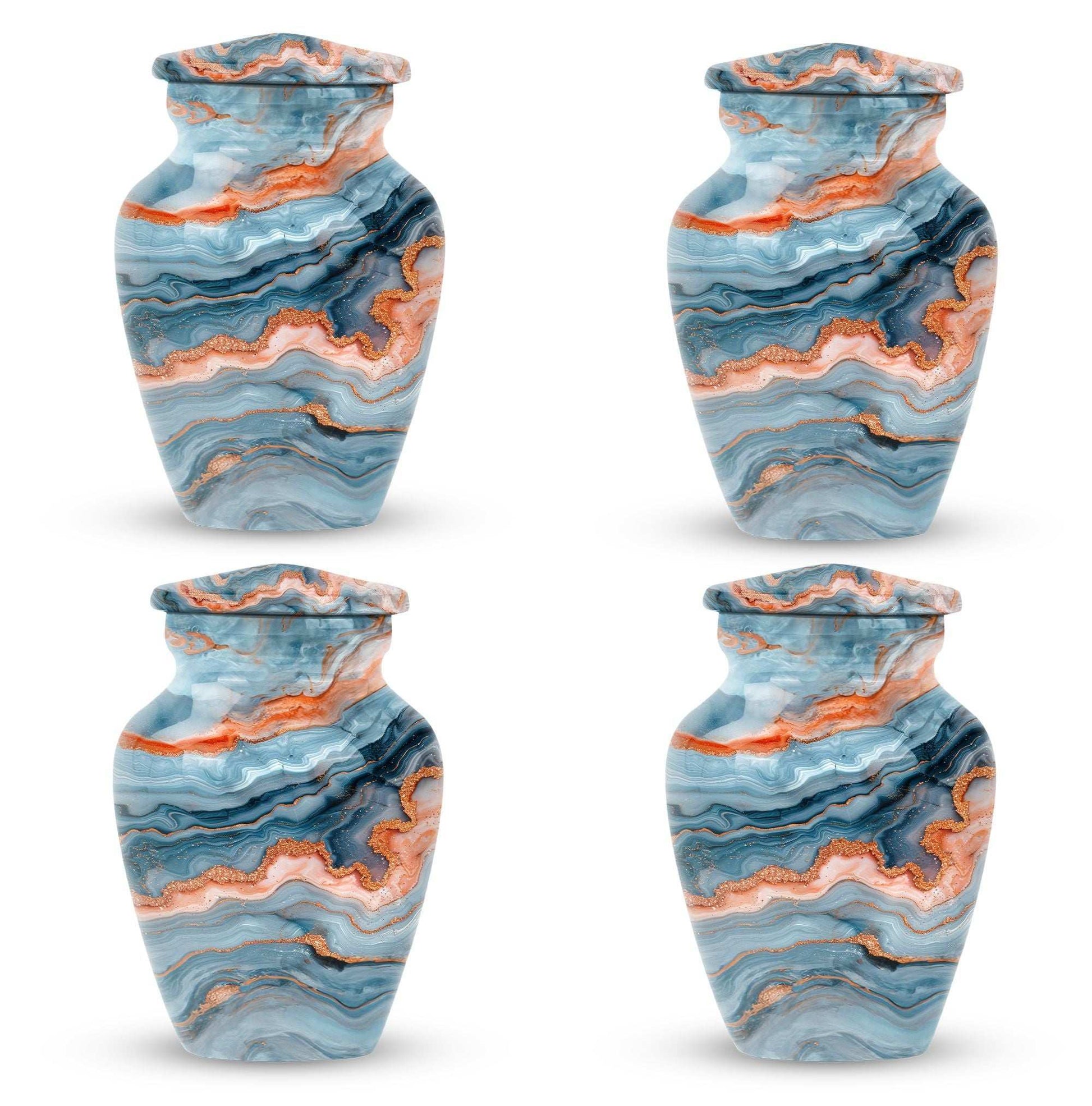 classic large urn for burial ashes, with personalization.