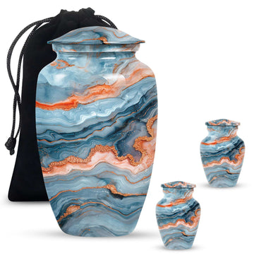 Large Urn with 2 Mini Urn