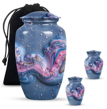 Large Urn with 2 Mini Urn