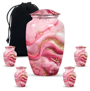 Large Urn with 4 Small Urn