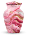 10-inch abstract designed classic cremation large urn