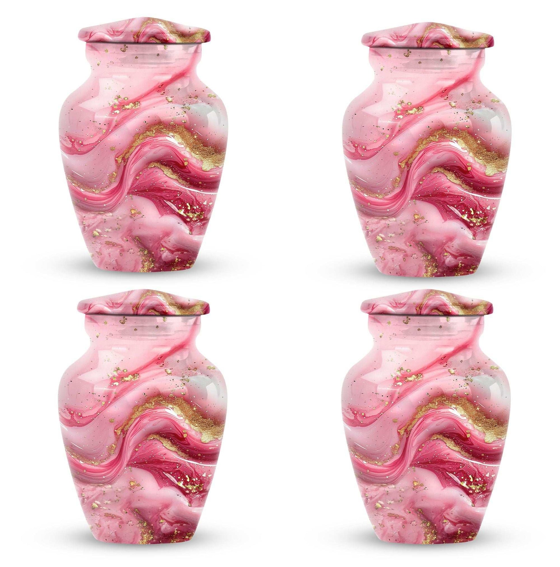 10-inch abstract designed classic cremation large urn