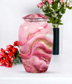 10-inch abstract designed classic cremation large urn
