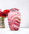 10-inch abstract designed classic cremation large urn