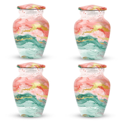 Classic 10 inch abstract urn, for adult ashes