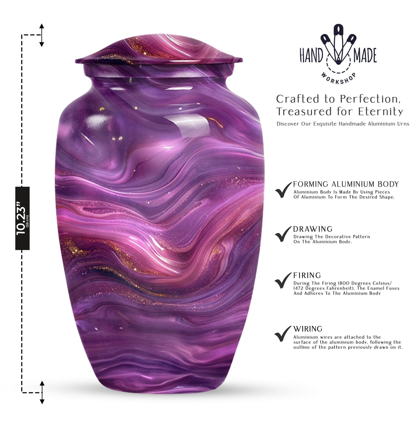 Abstract Urn, burial urn specially designed for adult female