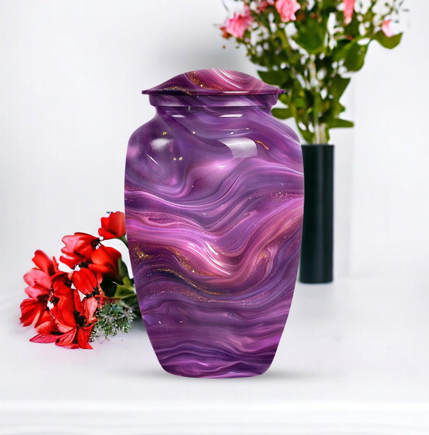 Abstract Urn, burial urn specially designed for adult female
