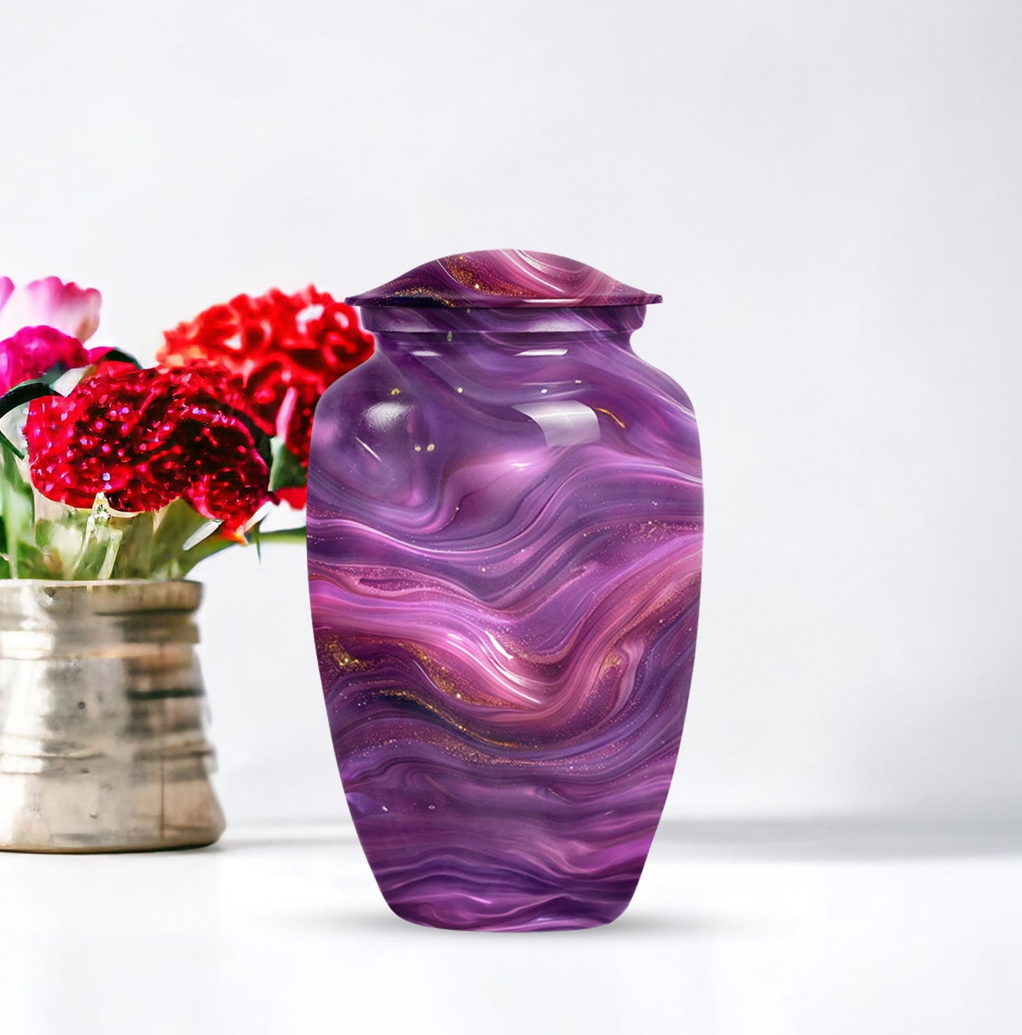 Abstract Urn, burial urn specially designed for adult female