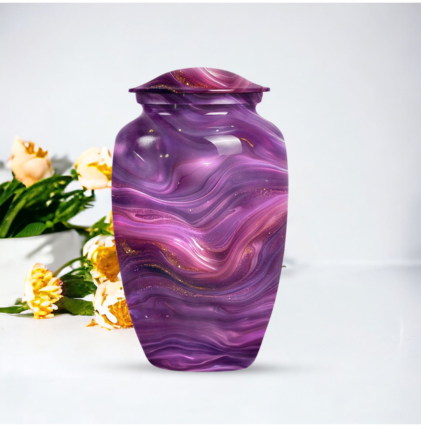 Abstract Urn, burial urn specially designed for adult female