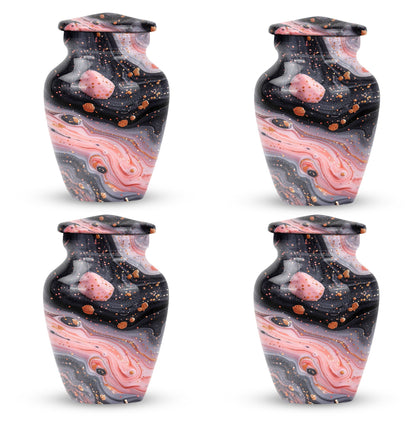 Classic 10-inch Abstract Urn, large cremation urn for human ashes