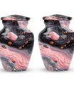 Classic 10-inch Abstract Urn, large cremation urn for human ashes