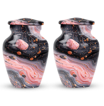 Classic 10-inch Abstract Urn, large cremation urn for human ashes
