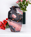 Classic 10-inch Abstract Urn, large cremation urn for human ashes