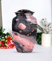 Classic 10-inch Abstract Urn, large cremation urn for human ashes