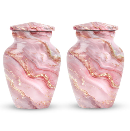 Abstract Urn with classic design for women's cremation.