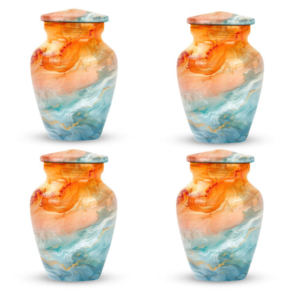 colourful swirl urn
