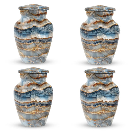 Colourful Swirl Memorial Urn for Mom's Ashes.