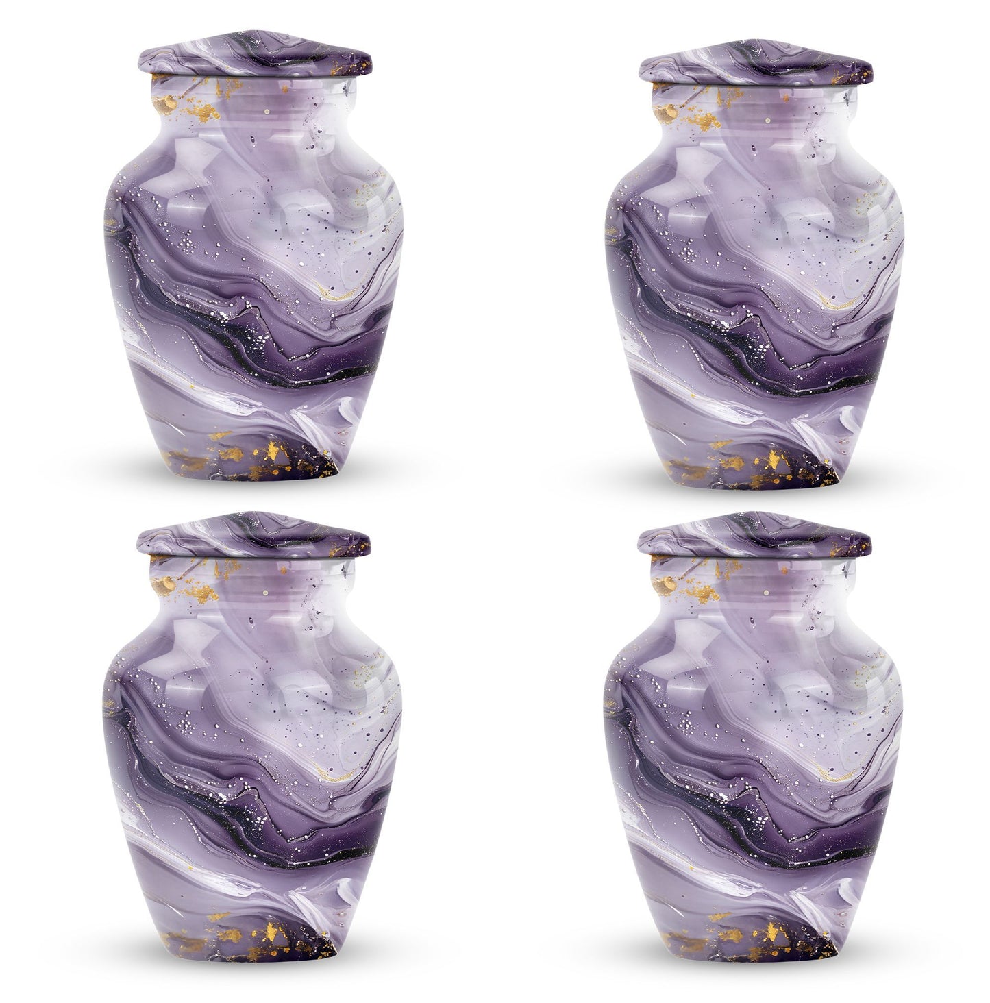 Colourful Swirl Urn for men's ashes.