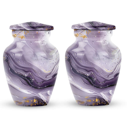Colourful Swirl Urn for men's ashes.