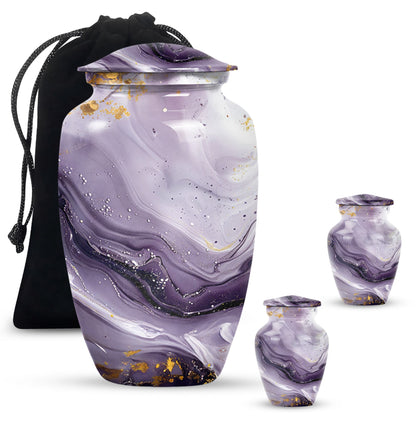 Colourful Swirl Urn for men's ashes.
