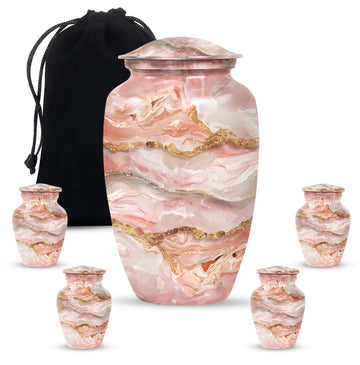 Large Urn with 4 Small Urn