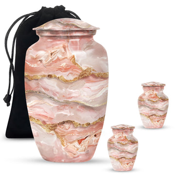 Large Urn with 2 Mini Urn