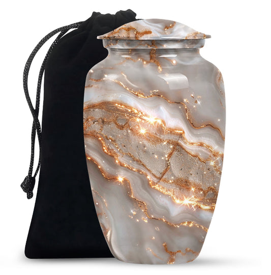 Colourful Swirl Urn, affordable cremation dad urn ashes