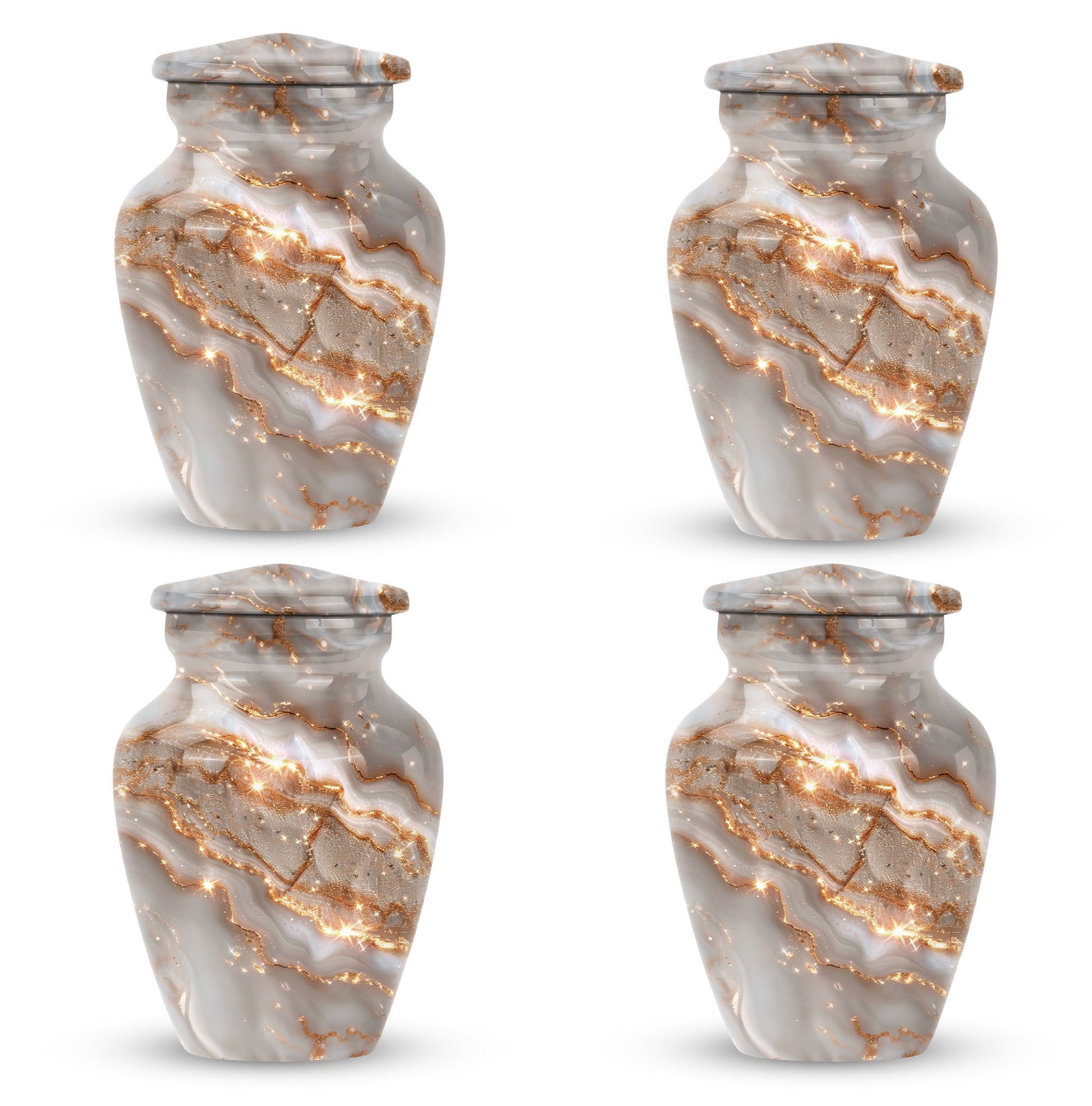 Colourful Swirl Urn, affordable cremation dad urn ashes