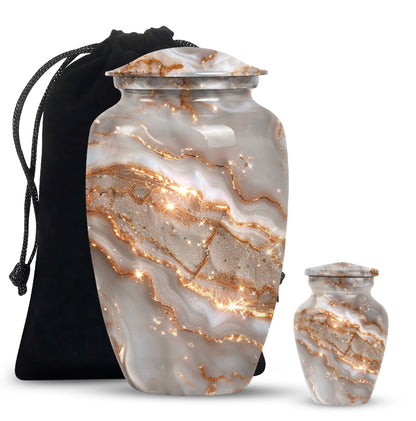 Colourful Swirl Urn, affordable cremation dad urn ashes