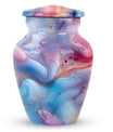colourful swirl urn.