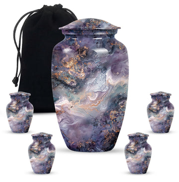 Large Urn with 4 Small Urn