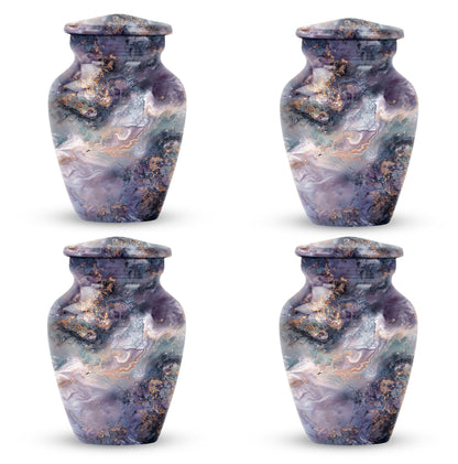 Colourful Swirl Classic Urn made of Aluminium.