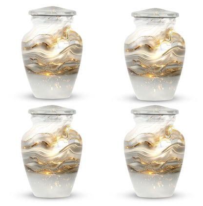 Colourful Swirl Classic Urn for ashes.