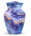 Abstract classic urn for adult male cremation.