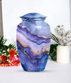 Abstract classic urn for adult male cremation.